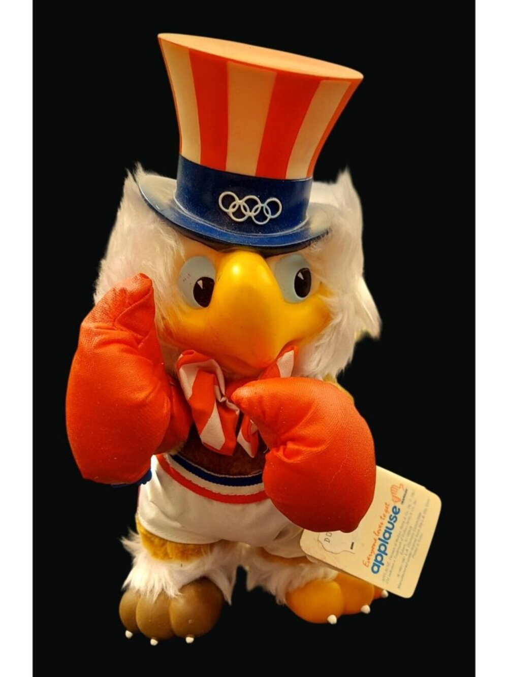 Vintage 1981 Applause Sam the Olympic Eagle Plush Doll 1219